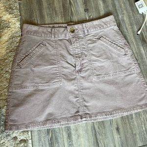 American Eagle light purple corduroy skirt size 6